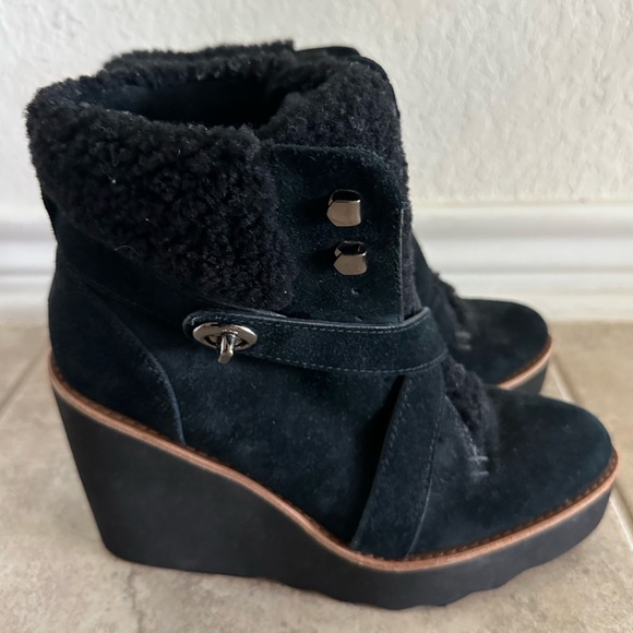 Coach g7933 Kenna Shearling Bootie - Picture 1 of 5